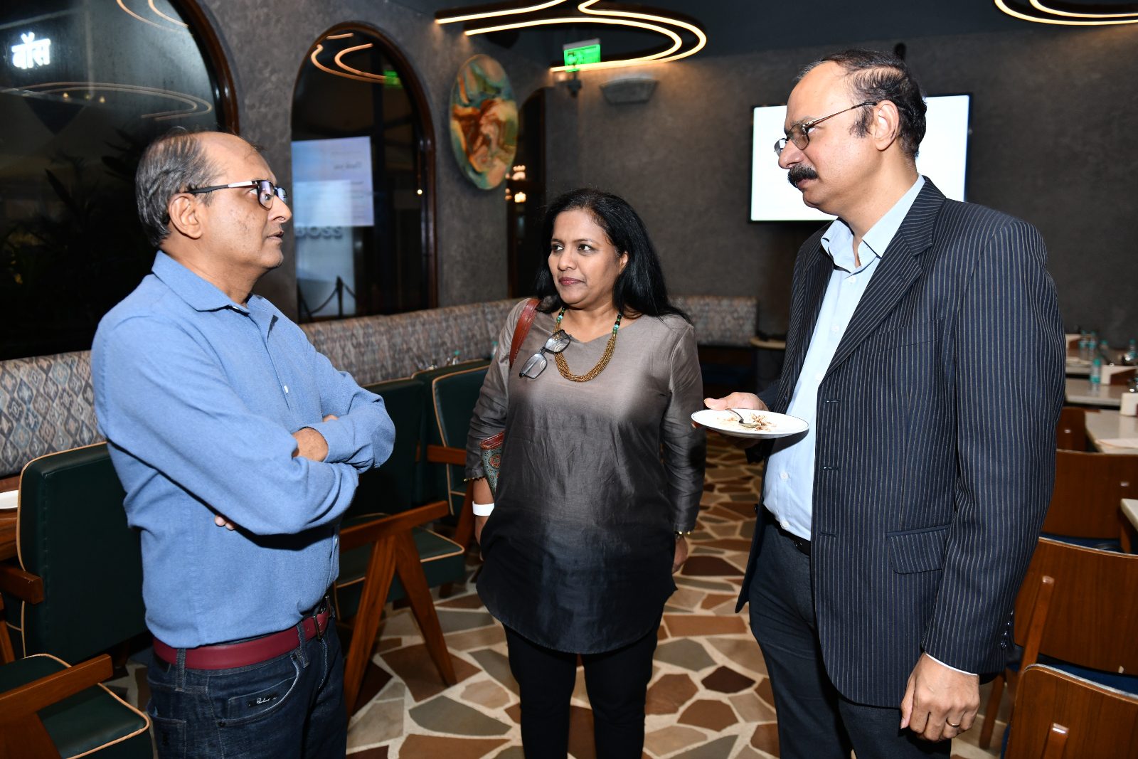 Guests with the AlphaBlock team