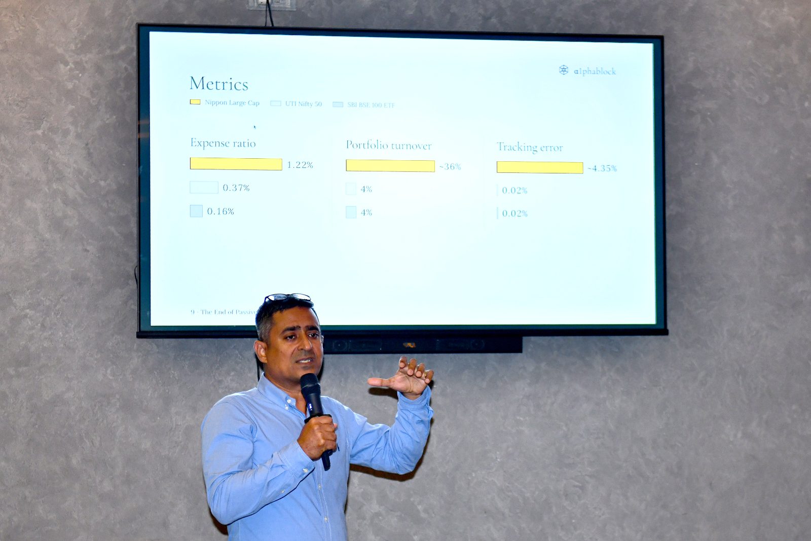 The End of Passive Investing title slide with Mukul Pal